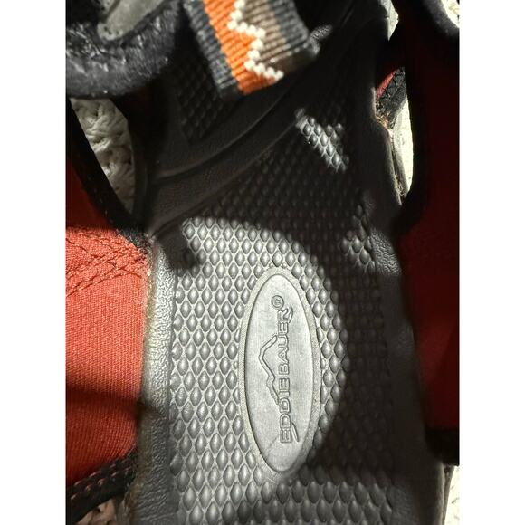 Eddie Bauer Carl Sandals Mens Size 12 Leather Hiking 25753 Outdoors Gray Black main image 8